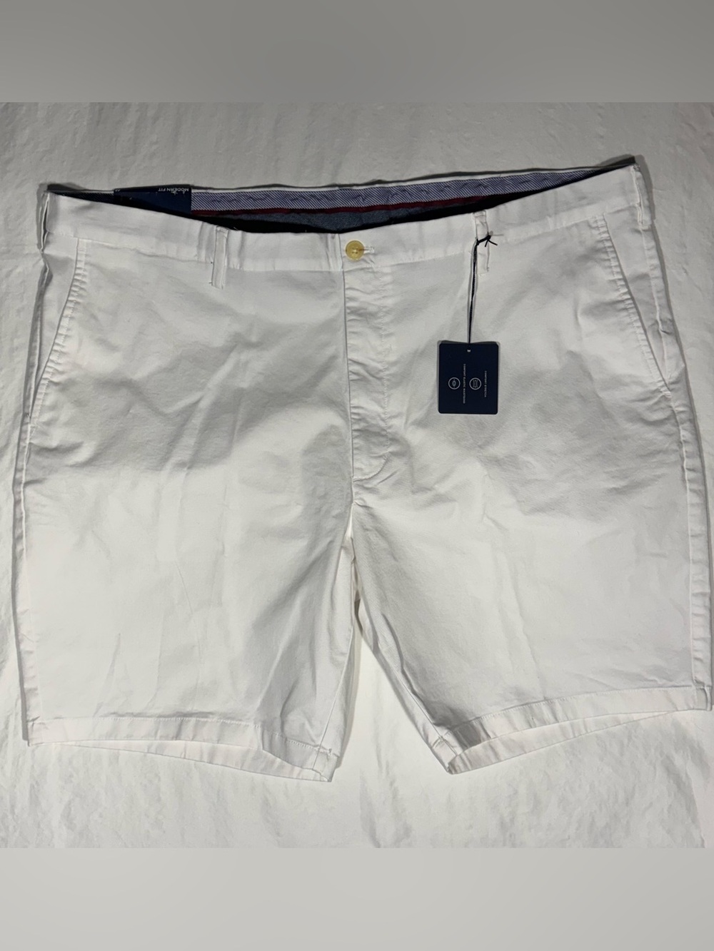 Joseph Abboud  Men's White Chino Shorts - Classic Summer Style